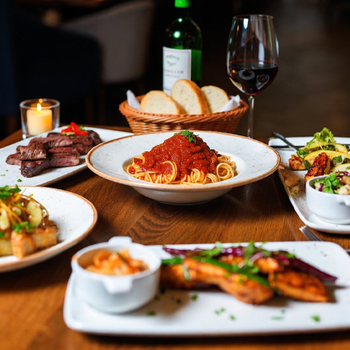 Fine dining restaurant with delicious cuisine